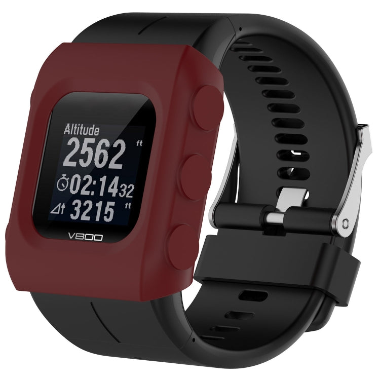 Solid Color Silicone Watch Protective Case for POLAR V800