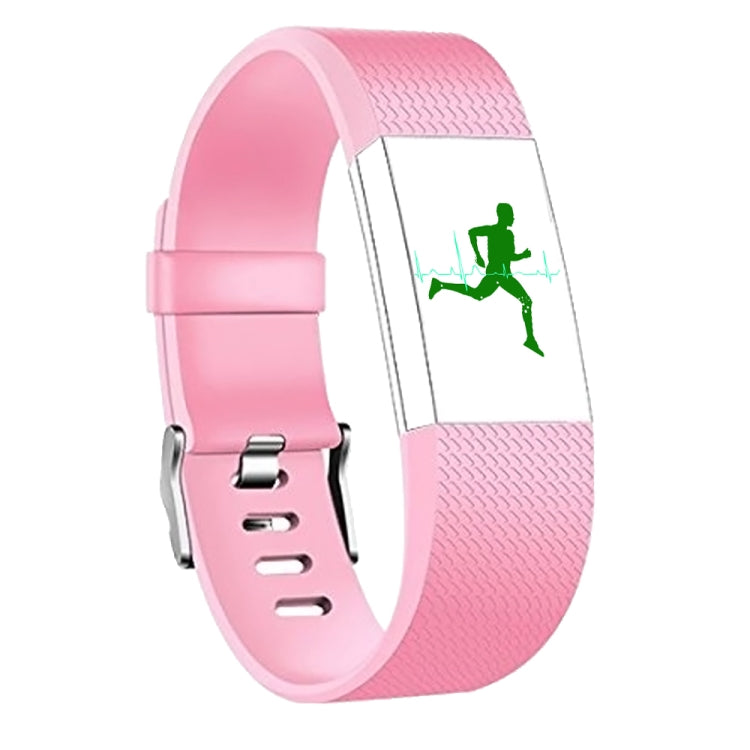 Square Pattern Adjustable Sport Watch Band for FITBIT Charge 2, Size: S, 10.5x8.5cm, S, Dark Purple, S, Purple, S, Cyan, S, Pink, S, Red, S, Green, S, Rose Red, S, Grey, S, Sky Blue, S, Blue, S, White, S, Aurora Blue, S, Black, S, Light Pink           ...