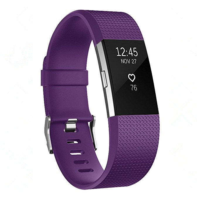 Square Pattern Adjustable Sport Watch Band for FITBIT Charge 2, Size: S, 10.5x8.5cm, S, Dark Purple, S, Purple, S, Cyan, S, Pink, S, Red, S, Green, S, Rose Red, S, Grey, S, Sky Blue, S, Blue, S, White, S, Aurora Blue, S, Black, S, Light Pink           ...