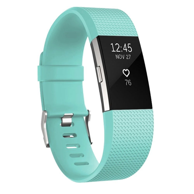 Square Pattern Adjustable Sport Watch Band for FITBIT Charge 2, Size: S, 10.5x8.5cm, S, Dark Purple, S, Purple, S, Cyan, S, Pink, S, Red, S, Green, S, Rose Red, S, Grey, S, Sky Blue, S, Blue, S, White, S, Aurora Blue, S, Black, S, Light Pink           ...
