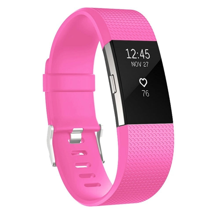 Square Pattern Adjustable Sport Watch Band for FITBIT Charge 2, Size: S, 10.5x8.5cm, S, Dark Purple, S, Purple, S, Cyan, S, Pink, S, Red, S, Green, S, Rose Red, S, Grey, S, Sky Blue, S, Blue, S, White, S, Aurora Blue, S, Black, S, Light Pink           ...