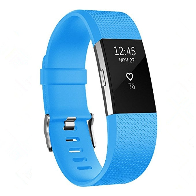 Square Pattern Adjustable Sport Watch Band for FITBIT Charge 2, Size: S, 10.5x8.5cm, S, Dark Purple, S, Purple, S, Cyan, S, Pink, S, Red, S, Green, S, Rose Red, S, Grey, S, Sky Blue, S, Blue, S, White, S, Aurora Blue, S, Black, S, Light Pink           ...