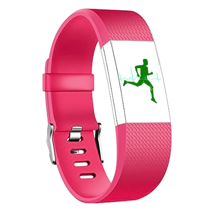 Square Pattern Adjustable Sport Watch Band for FITBIT Charge 2, Size: L, 12.5x8.5cm, L, Black, L, Light Pink, L, Light Purple, L, Mint Green, L, Coral Red, L, Navy Blue, L, Dark Purple, L, Purple, L, Cyan, L, Pink, L, Red, L, Green, L, Rose Red, L, Gre...