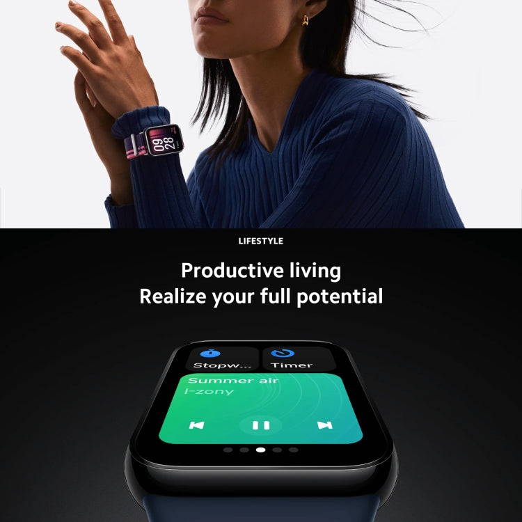 [HK Warehouse] Original Xiaomi Mi Band 8 Pro Global 1.74 inch AMOLED Full Color Screen 5ATM Waterproof Smart Watch, Support GPS / Heart Rate (Black)