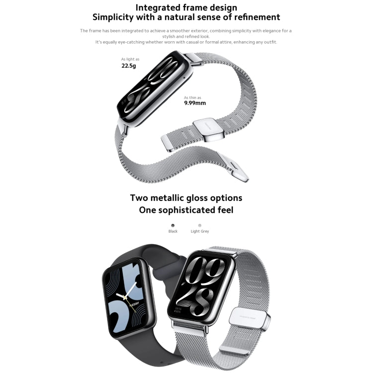 [HK Warehouse] Original Xiaomi Mi Band 8 Pro Global 1.74 inch AMOLED Full Color Screen 5ATM Waterproof Smart Watch, Support GPS / Heart Rate (Black)