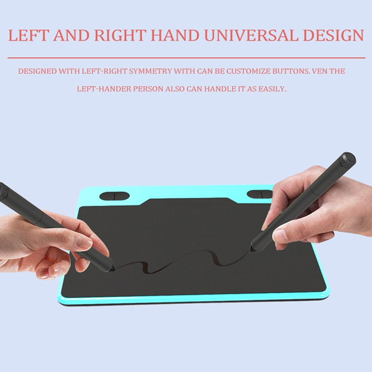 10Moons T503 Drawing Tablet Can Be Connected to mobile Phone Tablet with 8192 Passive Pen(Blue)