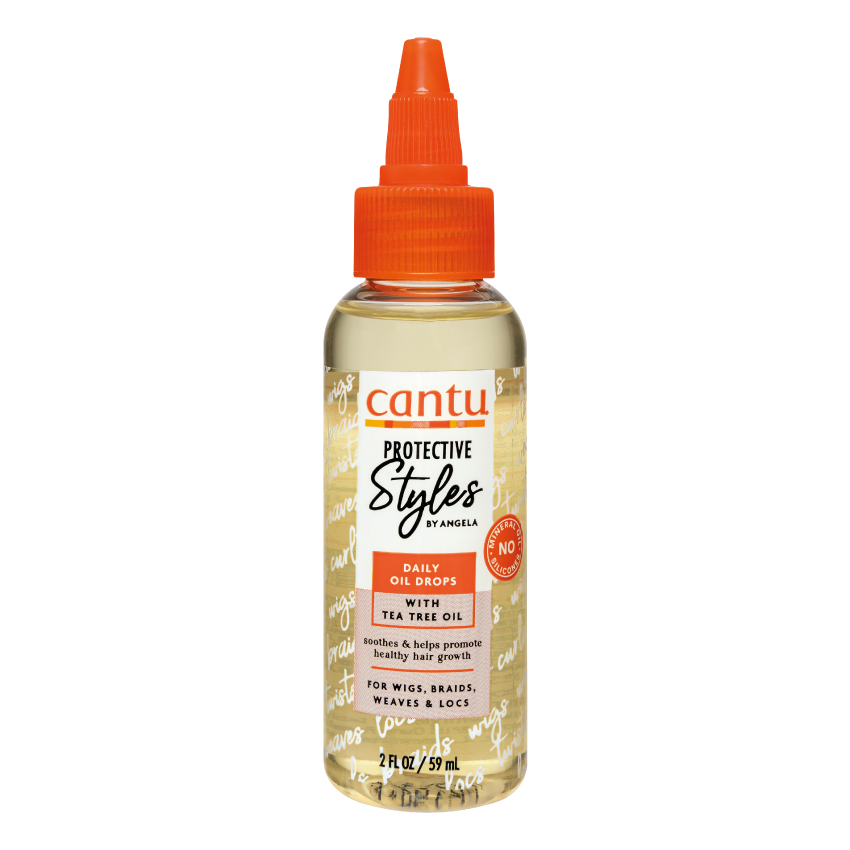 Cantu Protective Styles Daily Oil Drops 2 oz / 59 ml - For Soothing Scalp & Healthy Hair Growth