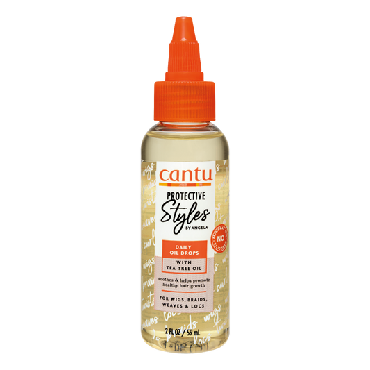 Cantu Protective Styles Daily Oil Drops 2 oz / 59 ml - For Soothing Scalp & Healthy Hair Growth