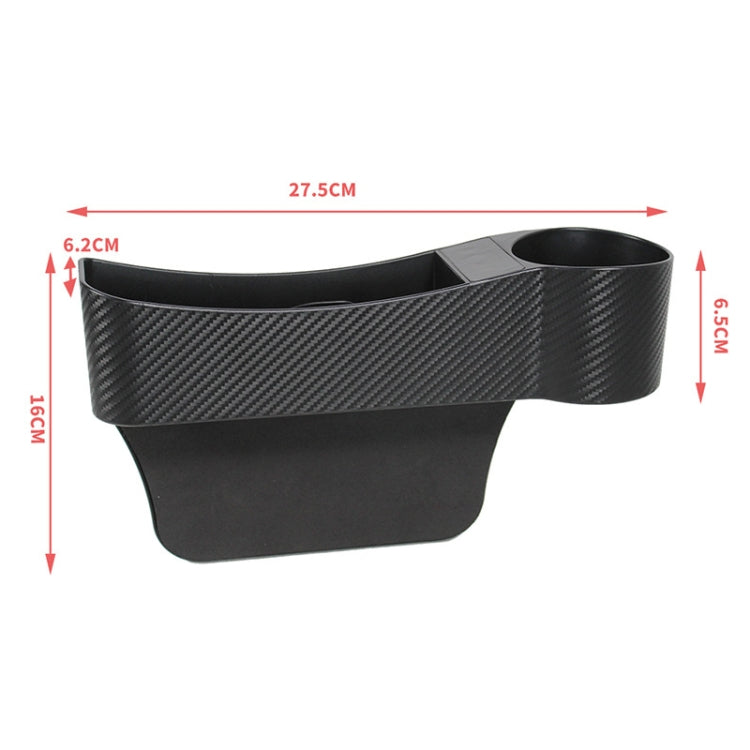 CARFU AC-2294 Car Seat Gap Multi-function Storage Box(Black)