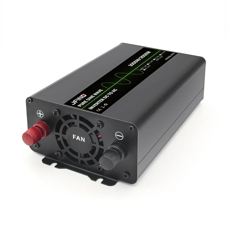 JFIND JF02 12V to 220V Pure Sine Wave Power Inverter, Universal Plug, Rated Power: 1000W; Instantaneous Power Rating: 2000W