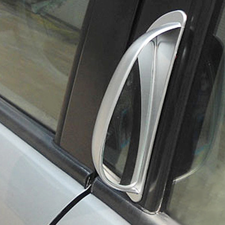 3R-089 Car Blind Spot Rear View Wide Angle Mirror, Right (Silver)