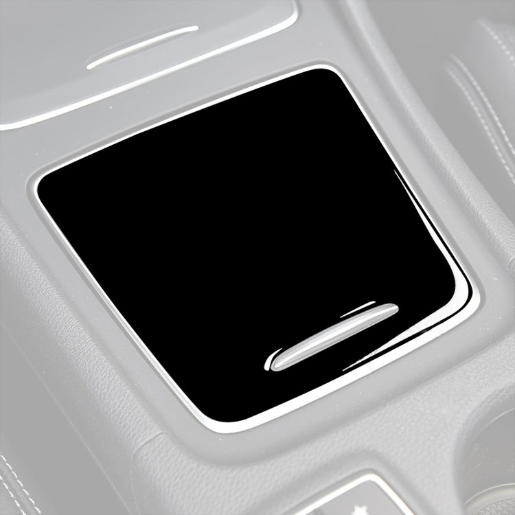 Car Central Storage Box Cover Decorative Sticker For Mercedes-Benz A-class 2013-2018 / CLA 2013-2017 / GLA 2015-2018, Left and Right Drive Universal, For A-class 2013-2018, Storage Box Cover
