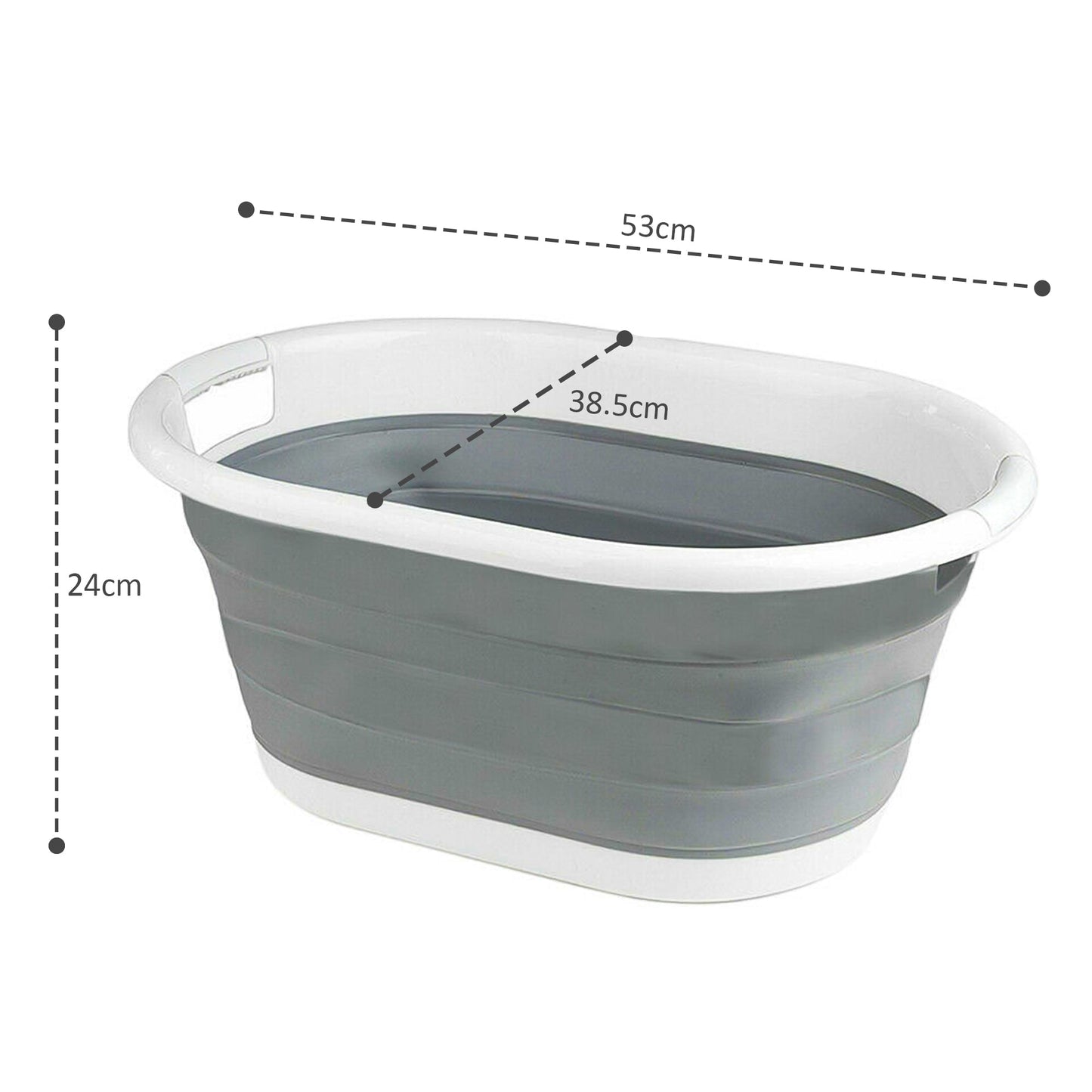 Collapsible Laundry Basket Storage Bin