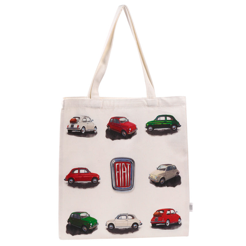 Tote Shopping Bag - Fiat 500 Repeat