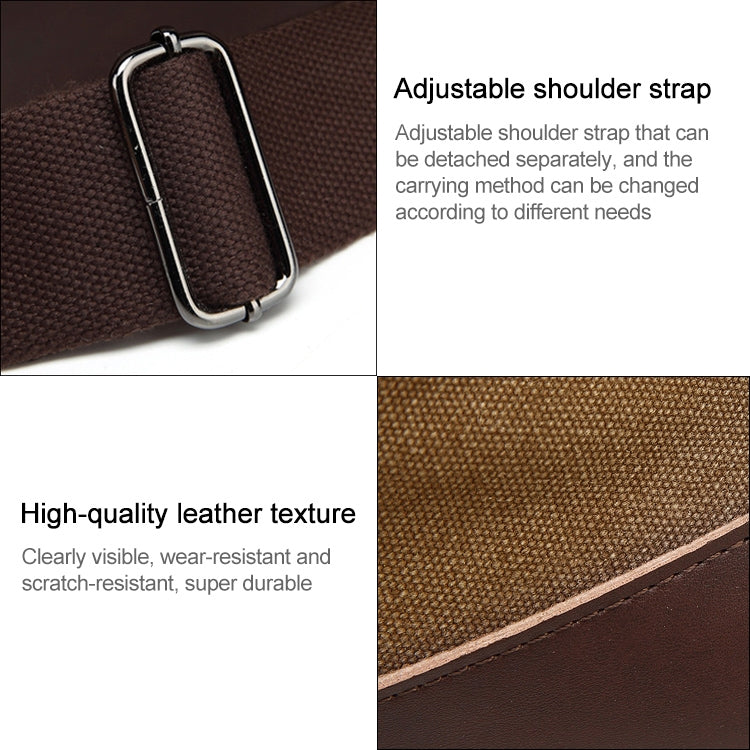 AUGUR 2012 Portable Casual Canvas Travel Handbag Baggage Shoulder Crossby Bag(Army Green)