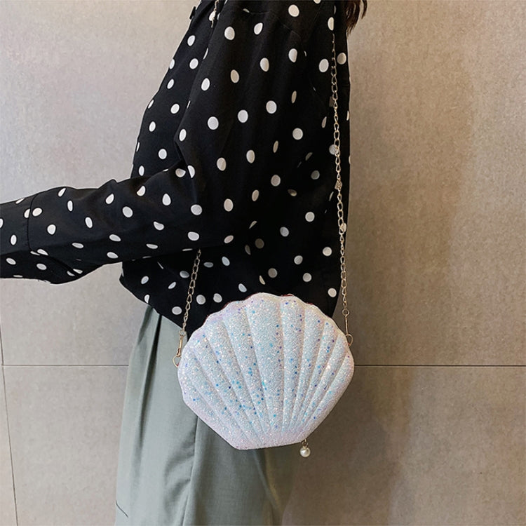 Shell Shape Fashion Sequined Single Shoulder Crossbody Bag