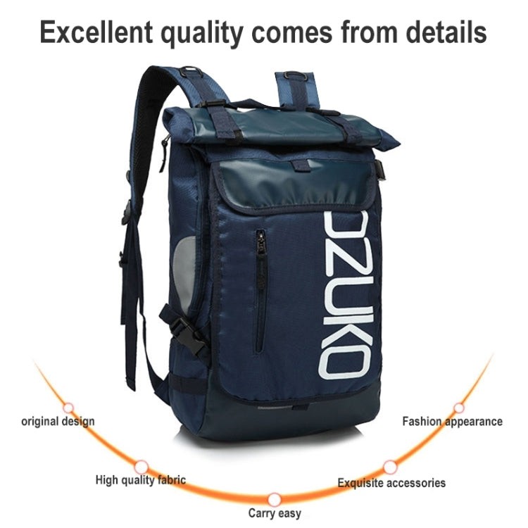 Ozuko 8020 Fashionable Oxford Travel Shoulder Bag(Blue)