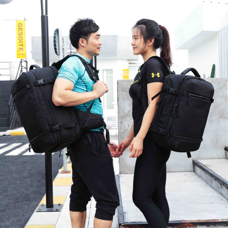 Ozuko 8983 Large Capacity Waterproof Travel Outdoor USB Shoulder Backpack 17 Inch(Black)