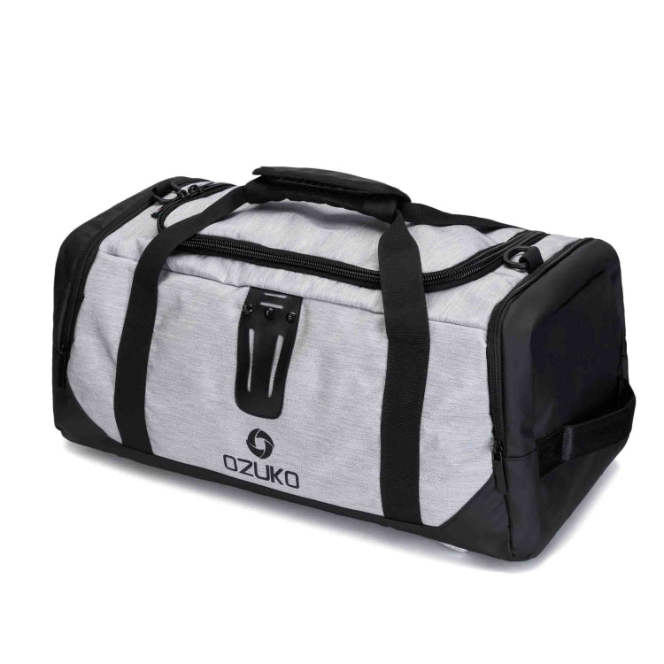Ozuko 9005 Large Capacity Oxford Outdoor Travel Single Shoulder Handbag 21 Inch(Grey)