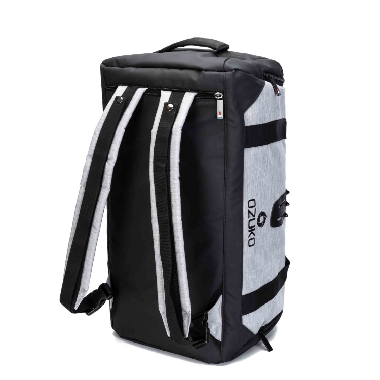 Ozuko 9005 Large Capacity Oxford Outdoor Travel Single Shoulder Handbag 21 Inch(Grey)