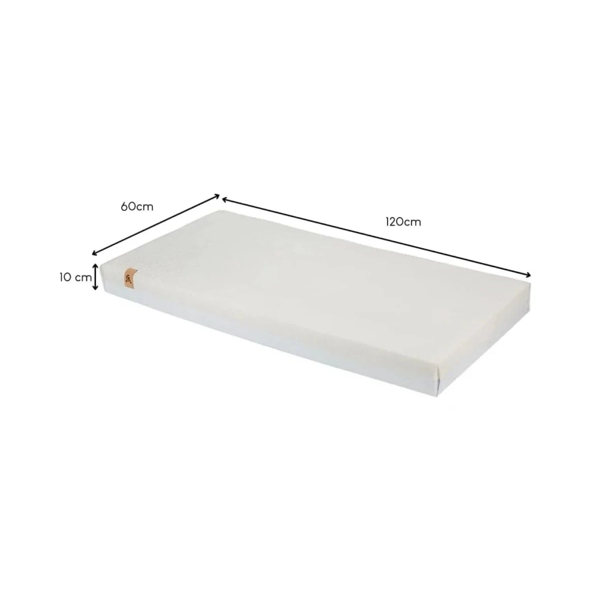 CuddleCo Signature Hypo-Allergenic Bamboo Pocket Sprung Cot Mattress 120 x 60cm