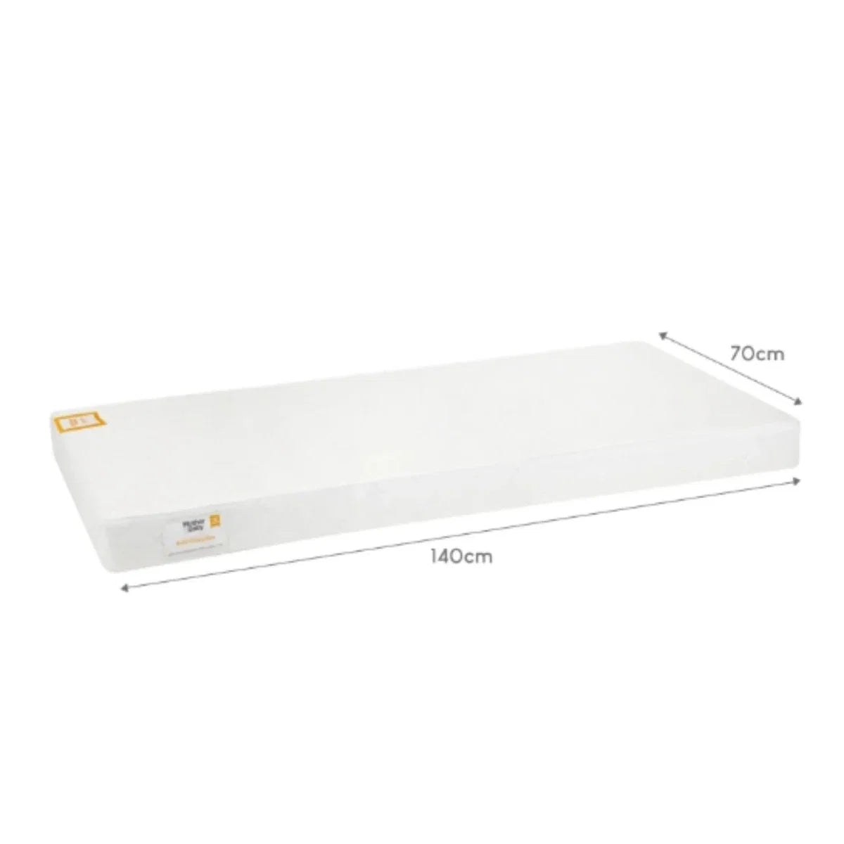 CuddleCo Mother&Baby Pure Gold Anti-Allergy Coir Pocket Sprung Cot bed Mattress 140 x 70cm