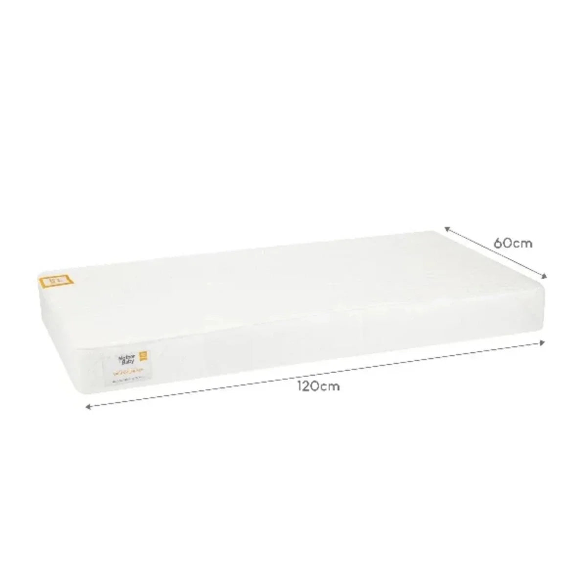 CuddleCo Mother&Baby Rose Gold Anti-Allergy Sprung Cot Mattress 120 x 60cm