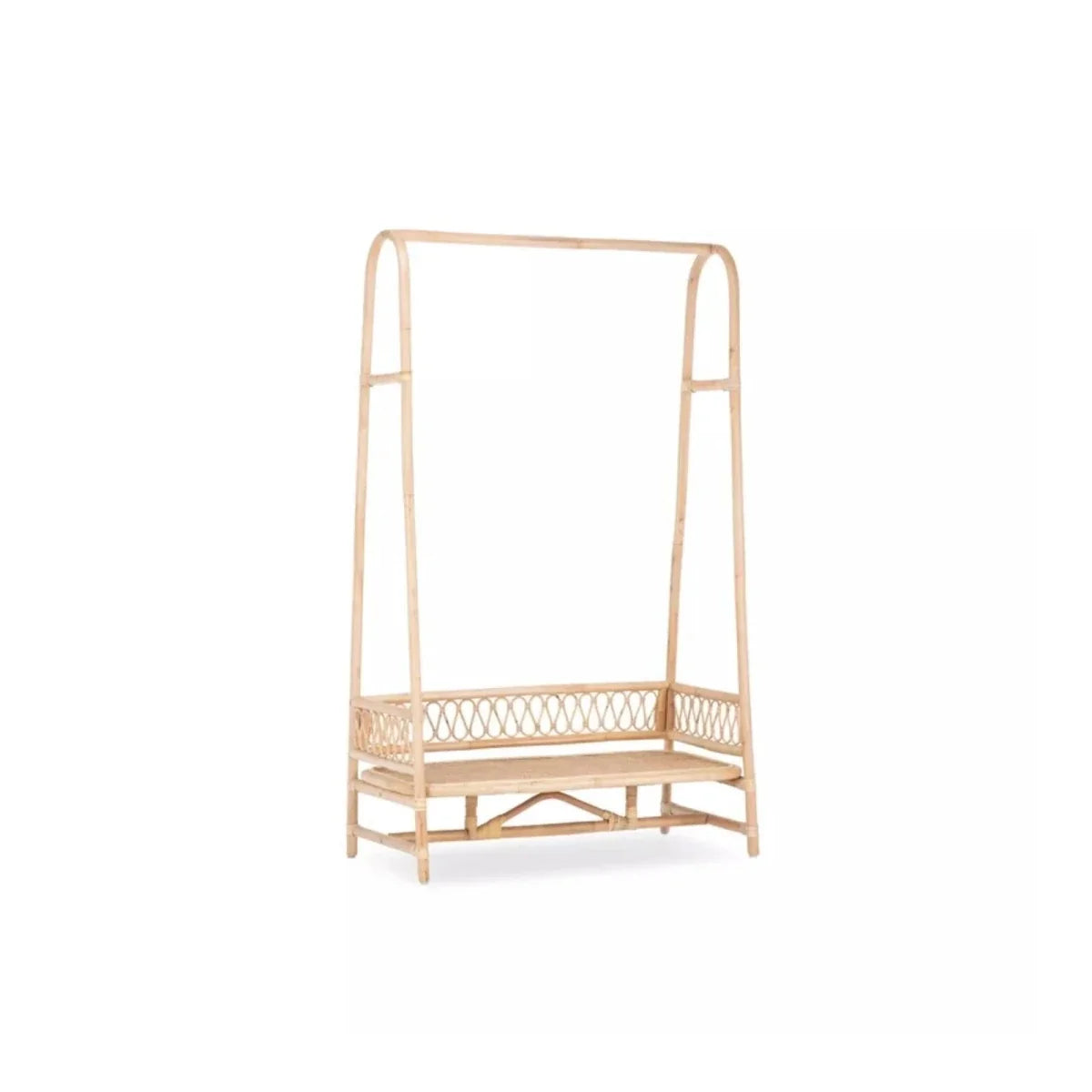 CuddleCo Aria Children's Clothes Rail - Rattan