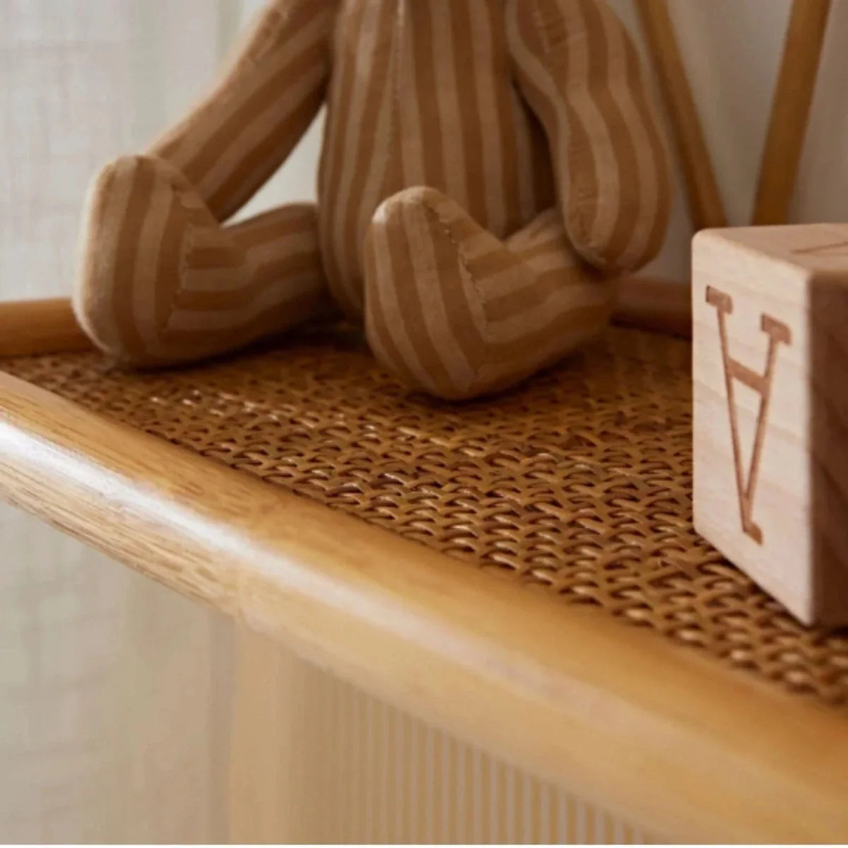 CuddleCo Aria Rattan Shelf - Small