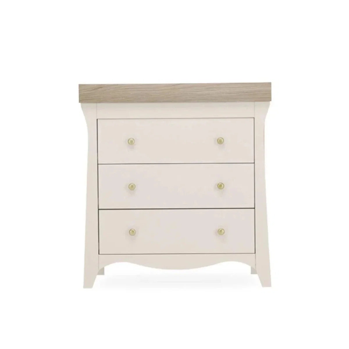 CuddleCo Clara 3 Piece Nursery Furniture Set - Cashmere & Ash