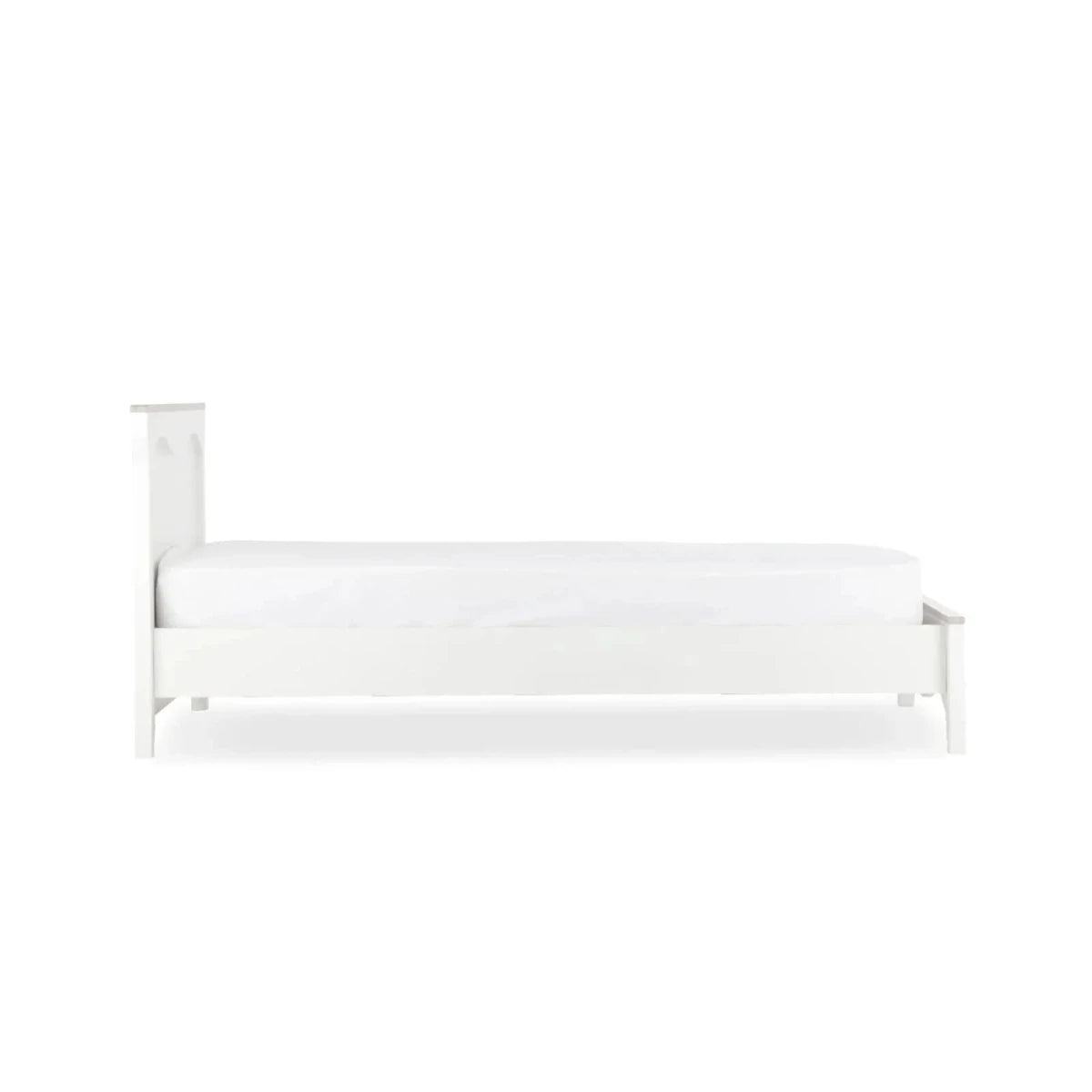CuddleCo Clara Single Bed - White/Ash