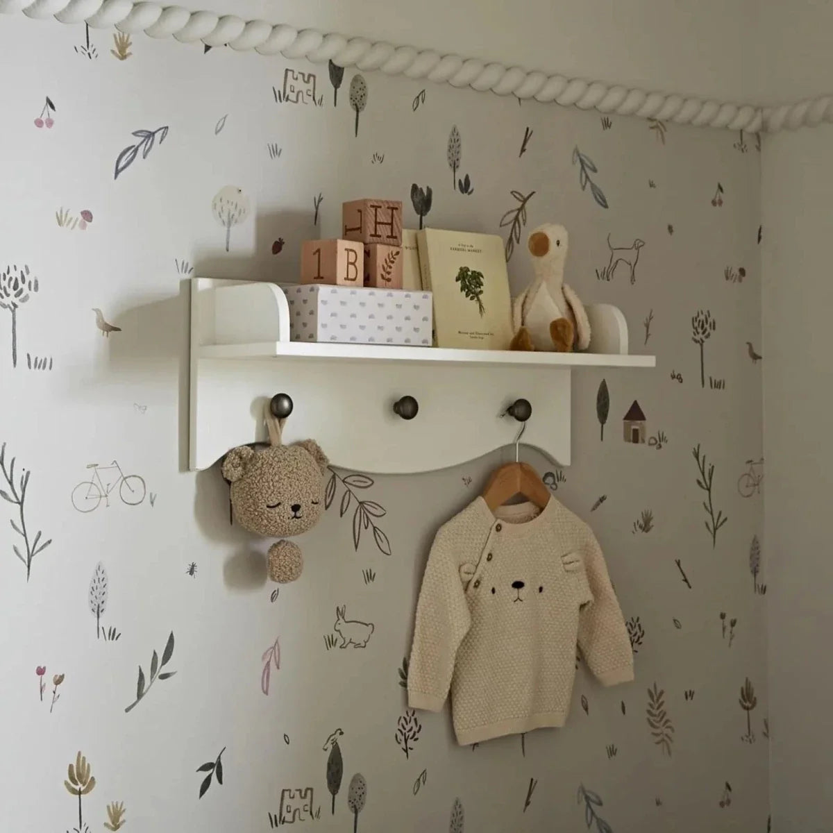 CuddleCo Clara Wall Shelf - White
