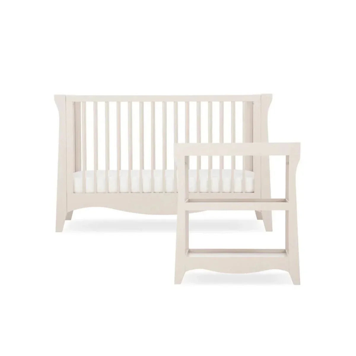CuddleCo Clara Mini 2 pcs Nursery Furniture Set - Cashmere