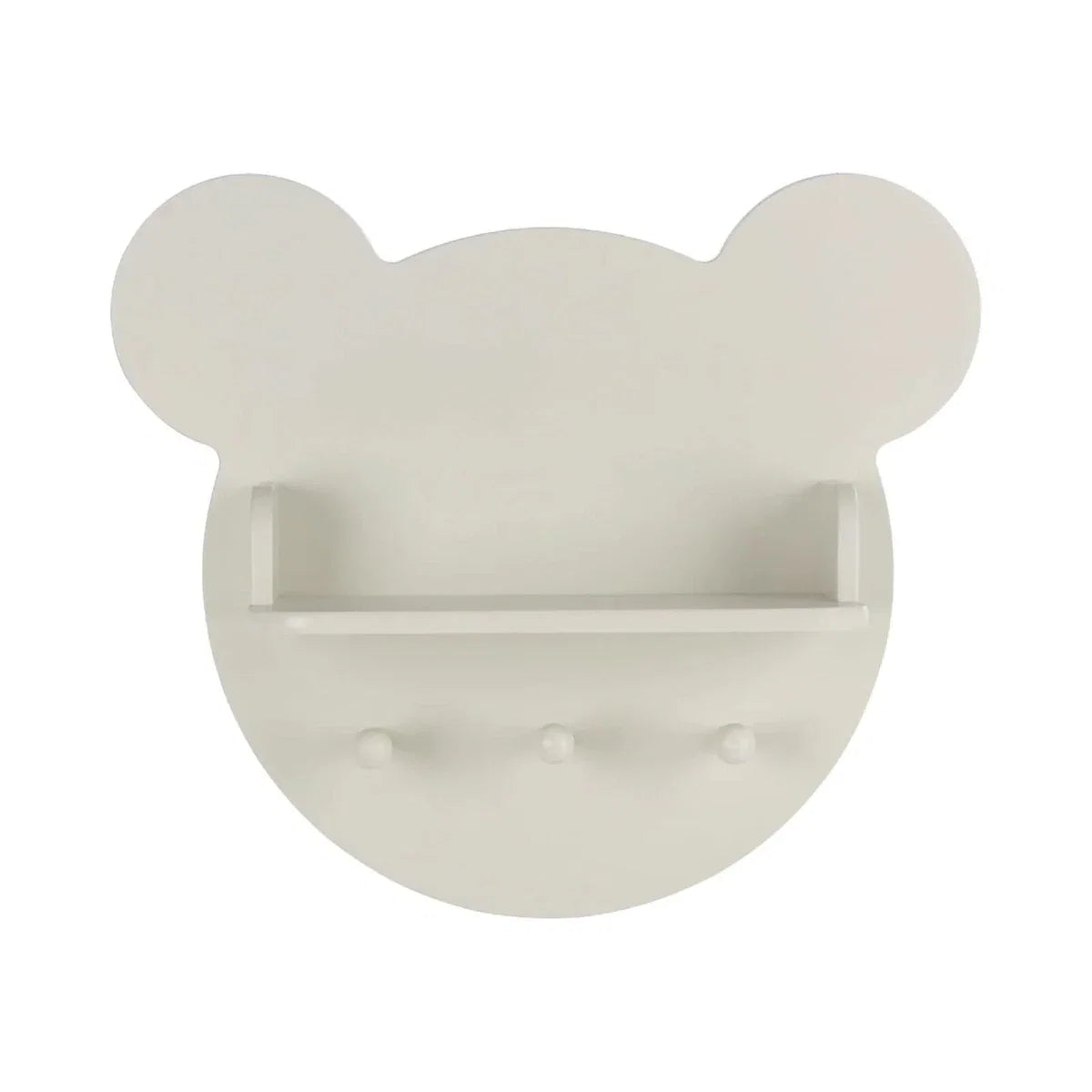 CuddleCo Play House Bear Shelf - Pebble