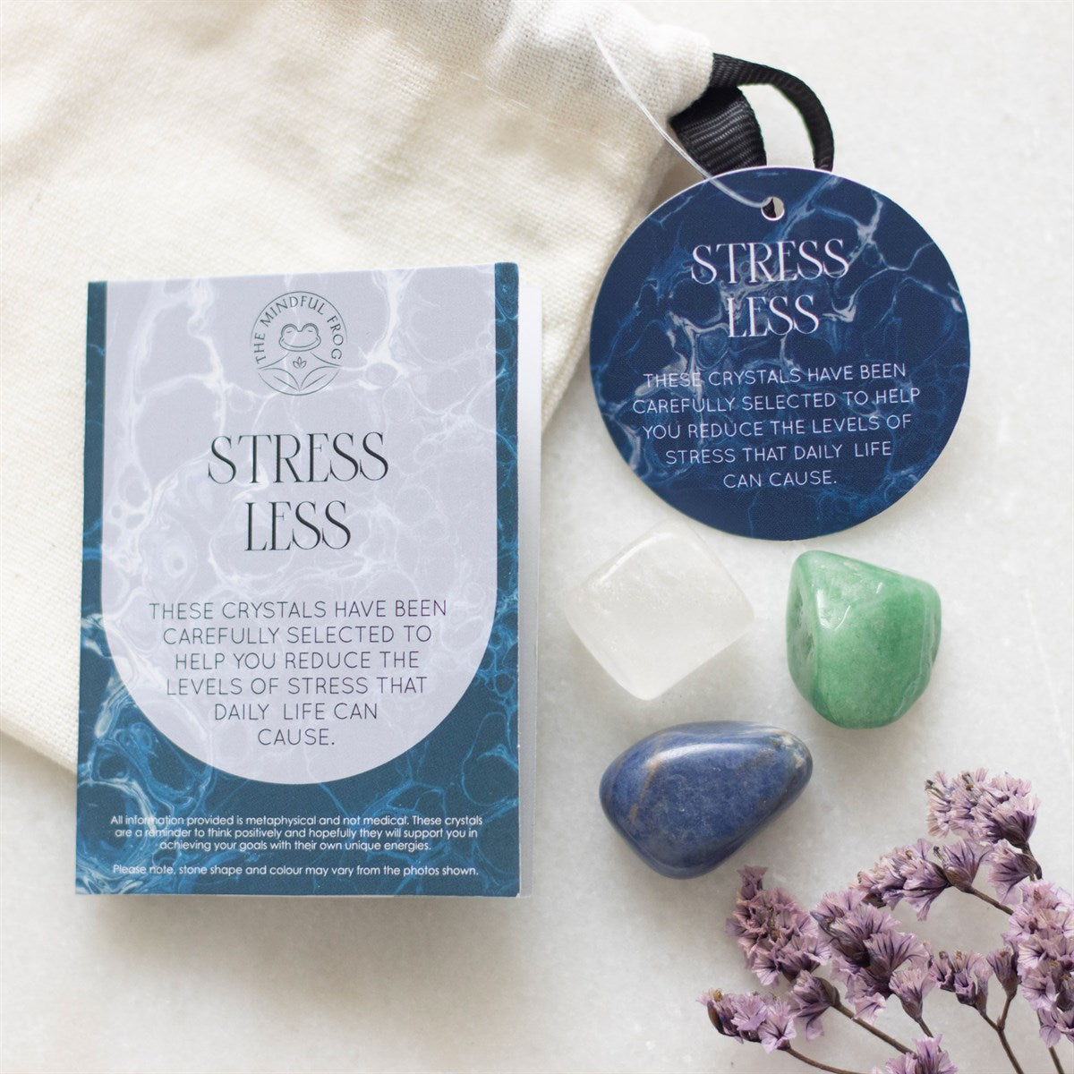 Gothic Gifts Stress Less Healing Crystal Set