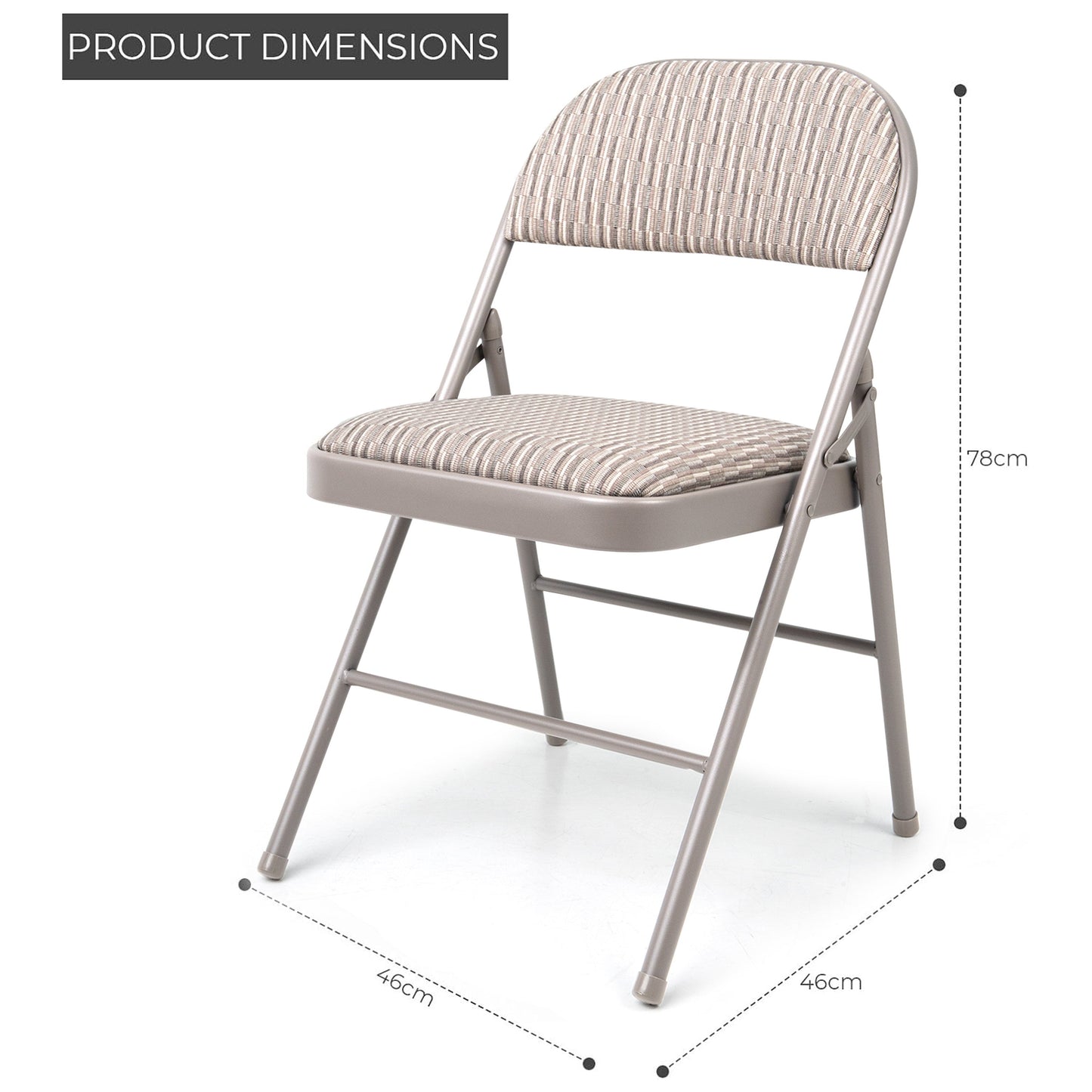 Folding Deluxe Office Back Rest Chair