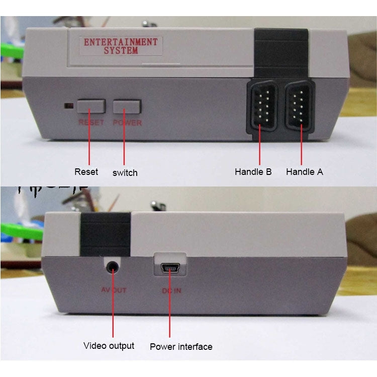 Retro Classic TV Mini Game Console, Built-in 620 Games, 620 Games(US Plug), 620 Games(EU Plug)