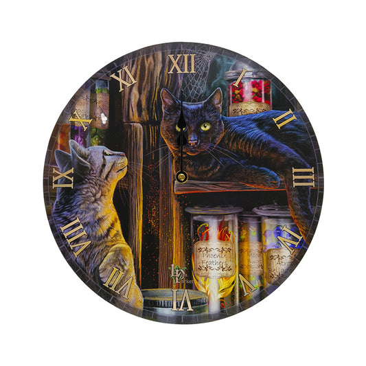 Lisa Parker Magical Emporium Cats Picture Clock