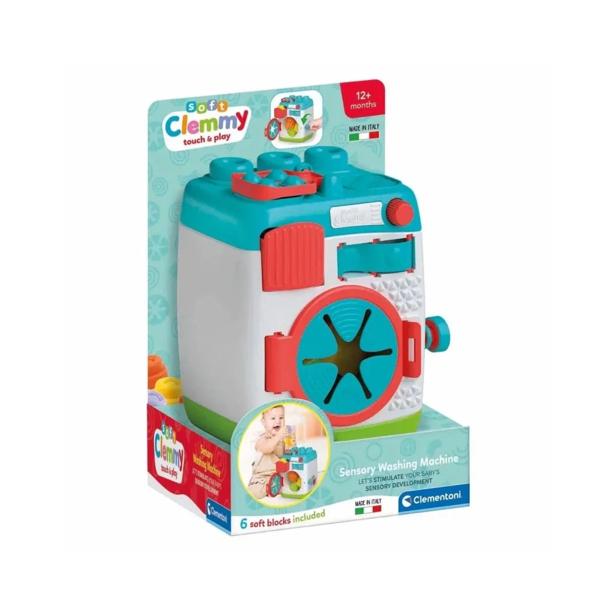 Clementoni Soft Clemmy Sensory Washing Machine Toy