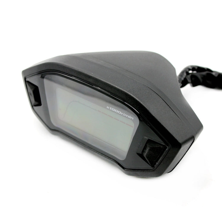 B2912 Motorcycle Modified Instrument Panel 12V LCD Display Odometer Mileage 2-4 Cylinder Speedometer, B2912