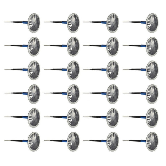 24 PCS 6mm Mushroom Nail-tyre Film Tyre Cold Patch Film Rubber Tire Repair Kit, 6mm