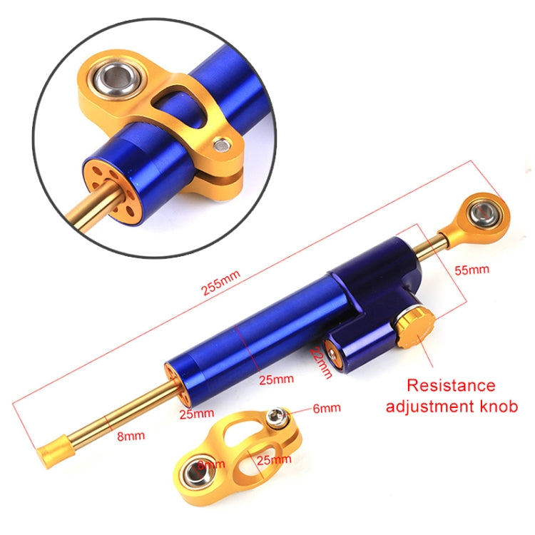 Motorcycle Handlebar Universal Shock Absorber Direction Damper Steering Stabilizer Damper Accessories, Stabilizer Damper