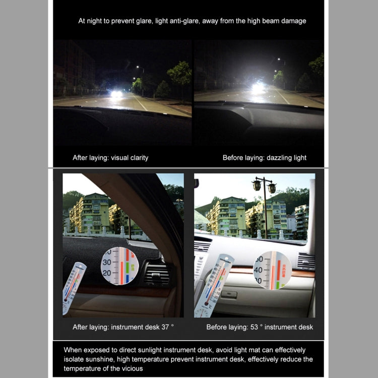 Left-hand Drive Car Dashboard Instrument Panel Sunscreen Car Mats Hood Cover for Mercedes-Benz C-Class 2015-2018 (Please note the model and year), For Mercedes-Benz