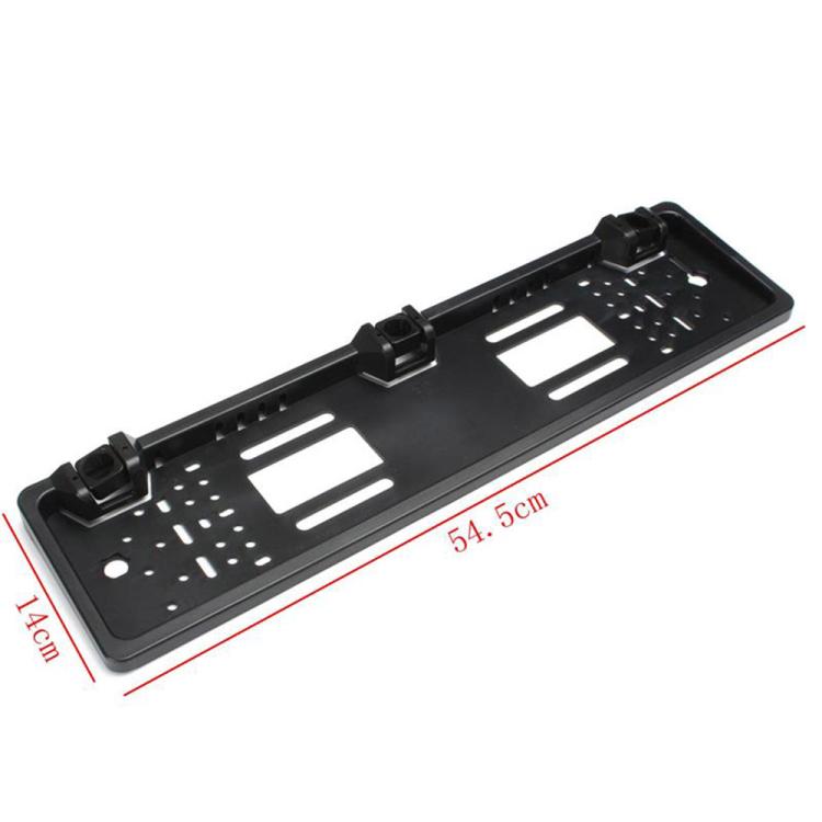 PZ600-L Europe Car License Plate Frame Rear View Camera Visual Rear View Parking System with 2 Reversing Radar Detector, with 2 Reversing Radar Detector