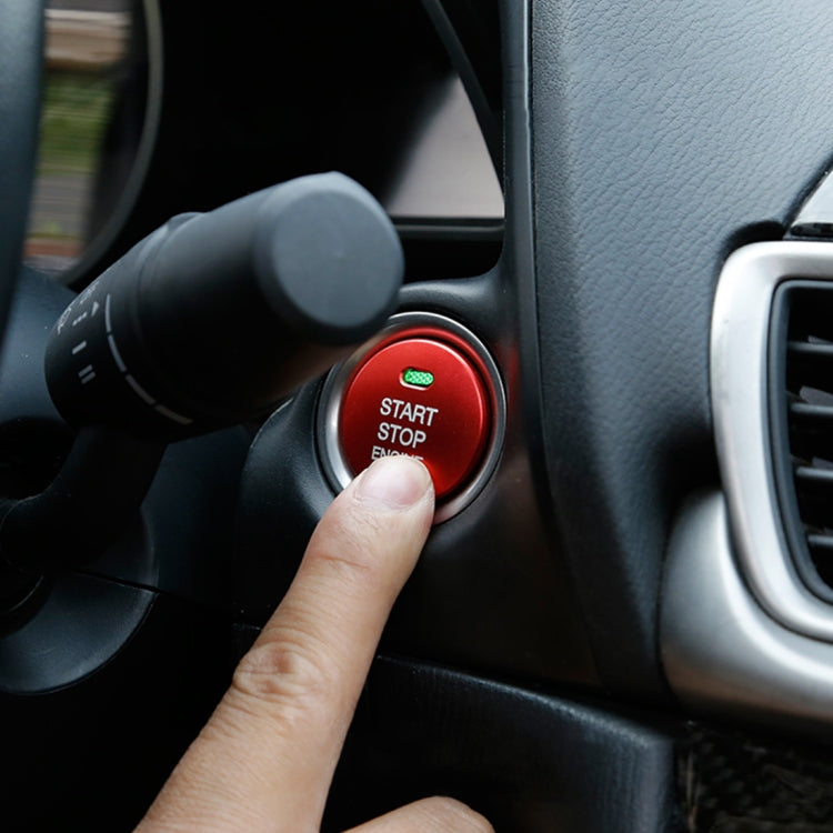 3D Aluminum Alloy Engine Start Stop Push Button Cover Trim Decorative Sticker for Mazda, for Mazda