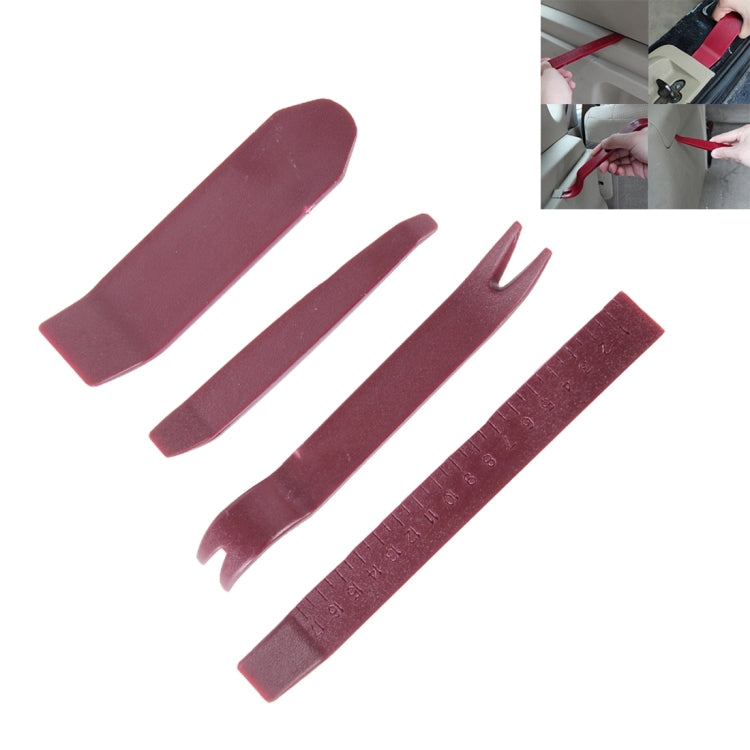 4PCS Car Door Clip Panel Audio Video Dashboard Dismantle Kits Installer Pry Tool, 4 PCS