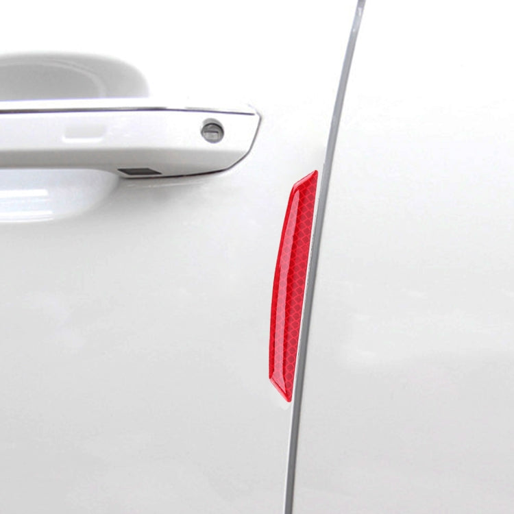 4 PCS Universal Car Door Anti-collision Strip Protection Guards Trims Stickers, 4 PCS