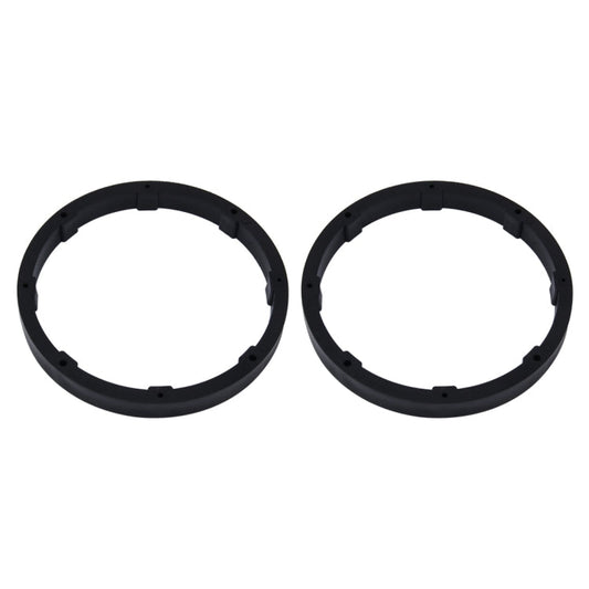 2 PCS 6.5 inch Car Auto ABS  Loudspeaker Base Protection Solid Cover Holder Mat, Inner Diameter: 14.5cm, Universal 6.5 inch