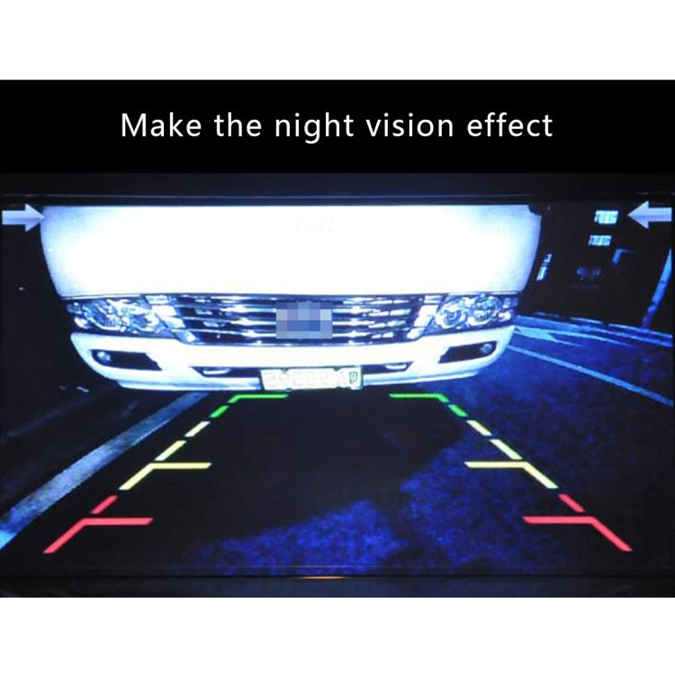 656x492 Effective Pixel  NTSC 60HZ CMOS II Waterproof Car Rear View Backup Camera With 4 LED Lamps (for Nissan LIVINA 2011-2013 Version), For Honda Fit 2008-2013 Version
