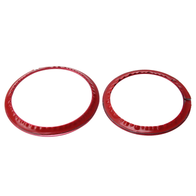 2 PCS/Set Zinc Alloy Steering Wheel Decoration Ring Sticker Logo Car Styling Modification Car Front Logo Ring Decoration Rear Cover Trim Hood Emblem Rings for BMW 3 Series, For BMW 3 Series